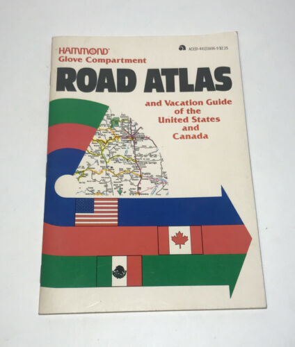 Hammond Glove Compartment Road Atlas Vacation Guide United States Canada