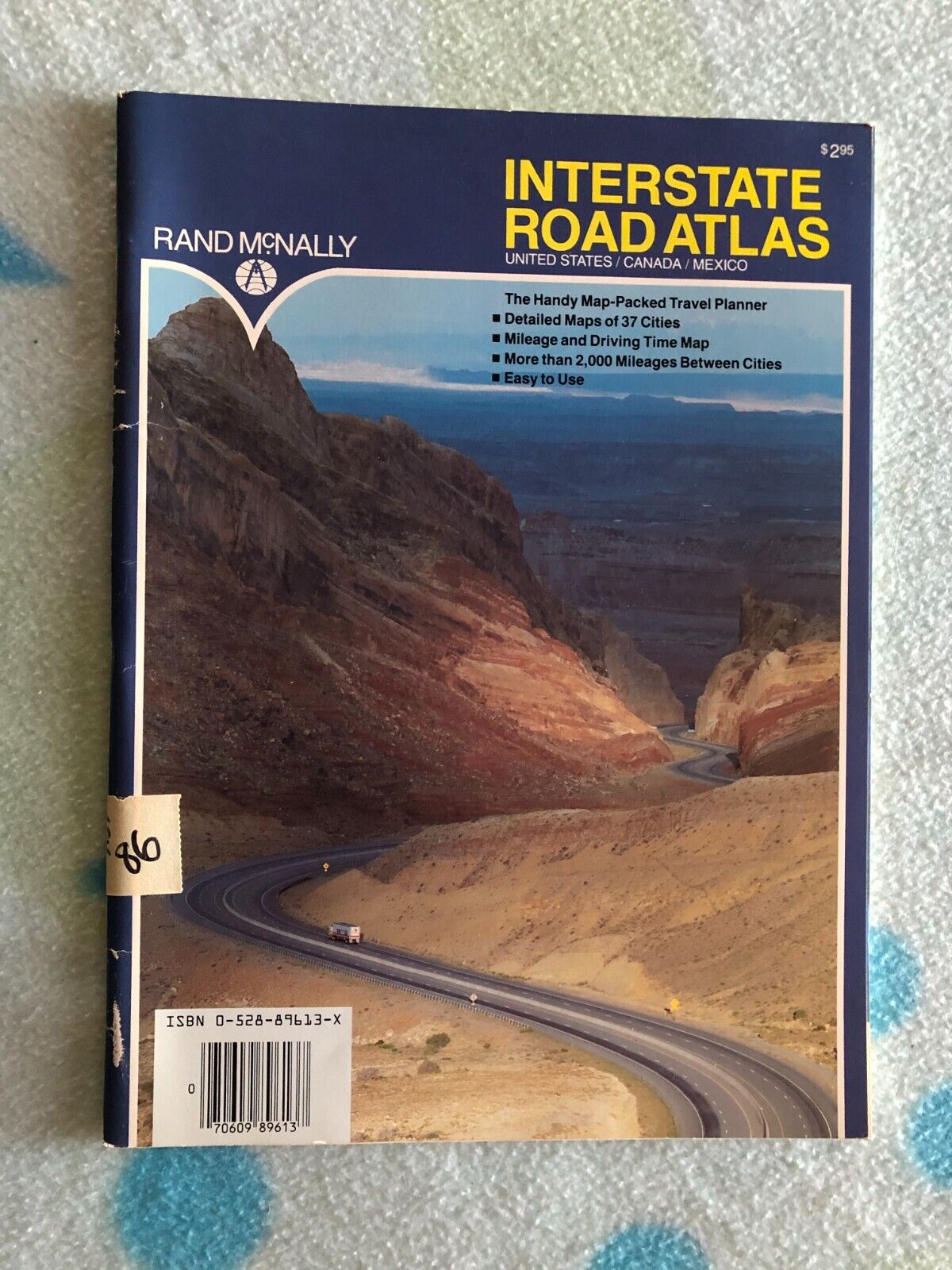 791 - Rand Mcnally Interstate Road Atlas - 1986 - 80 Pages