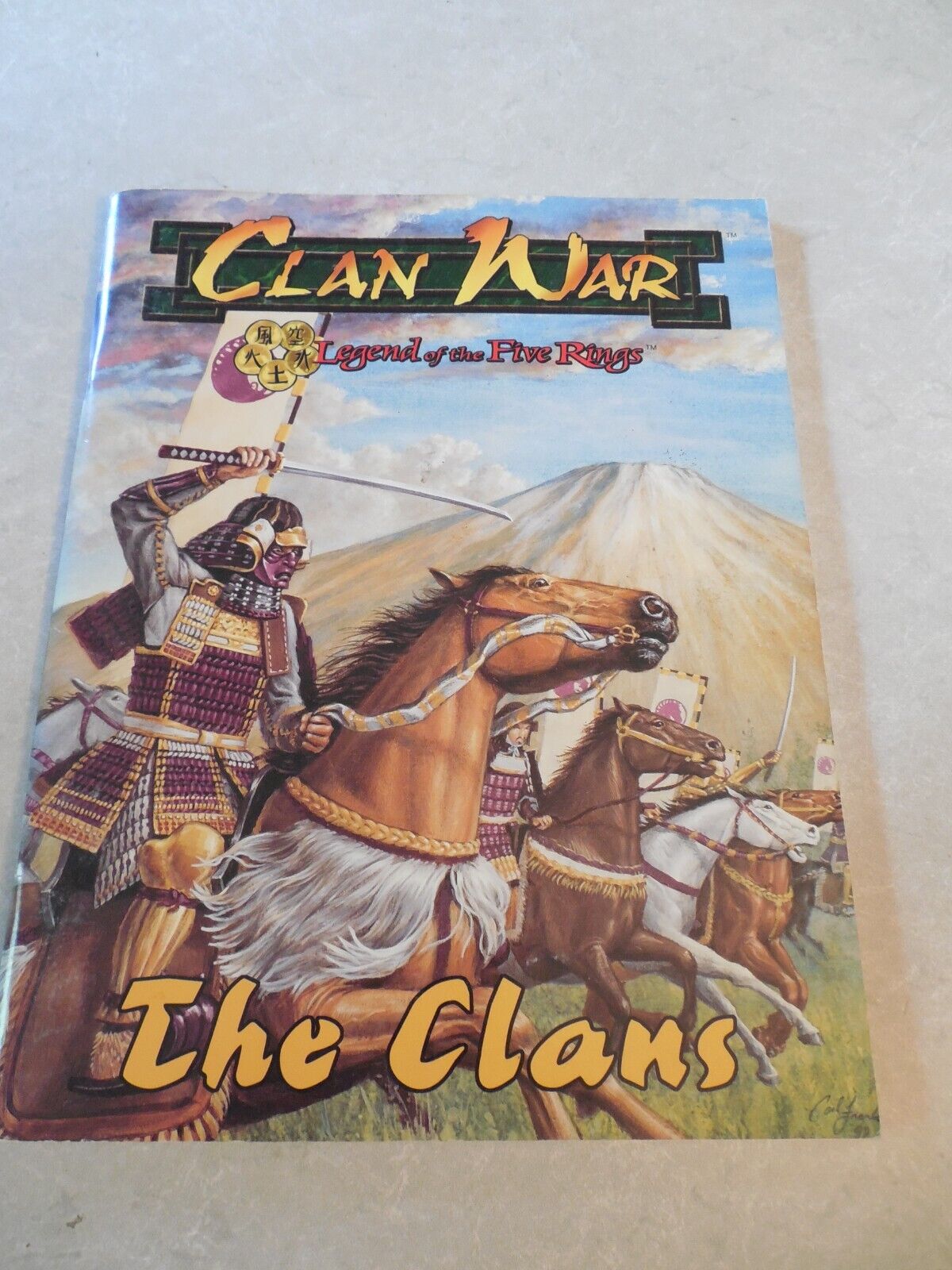 Clan War: Legend Of The Five Rings - The Clans, Wizards Of The Coast, 1998, Pb!