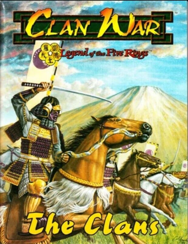 L5r Clan War: The Clans Book - 12-001-2 - 1998 - Wizards Of The Coast Miniatures