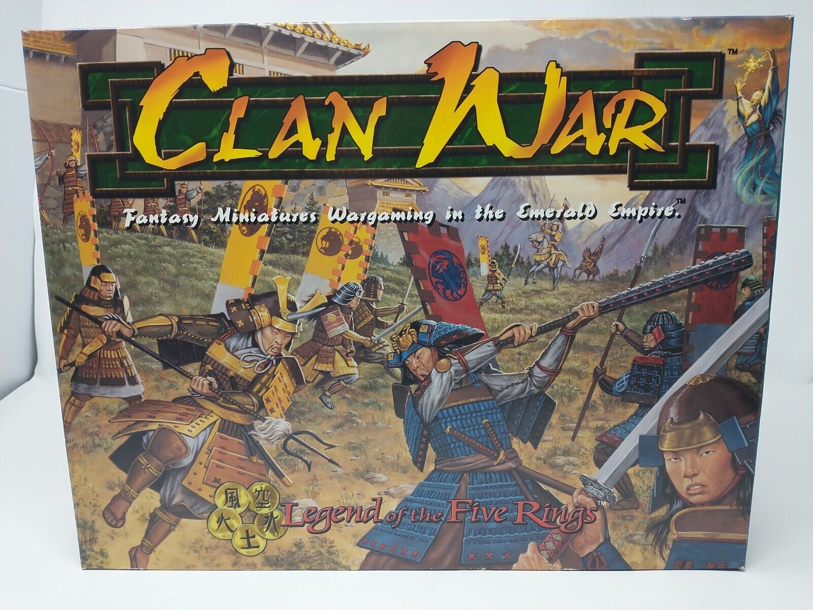 Clan War - Legend Of The Five Rings Miniatures Game Starter Figures 58 Figures