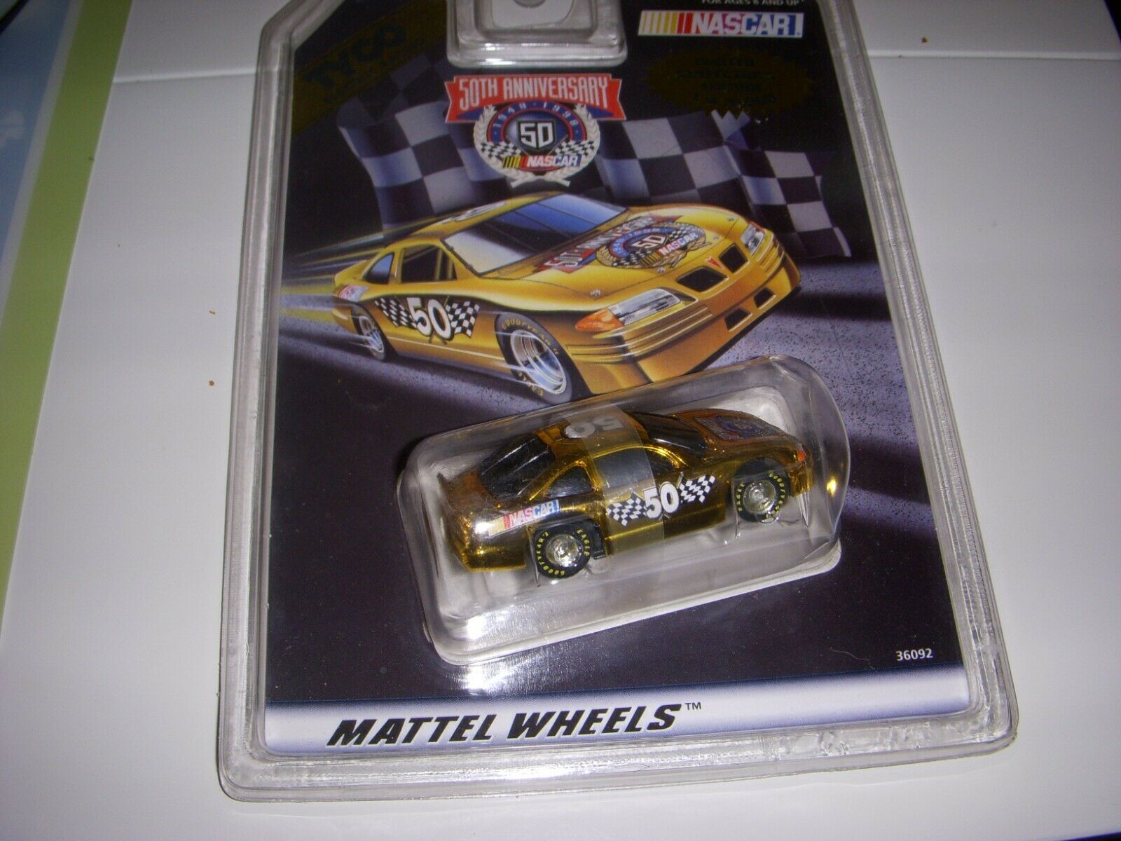 Tyco Limited Edition Nascar  50th Anniversary Slot Car Gold