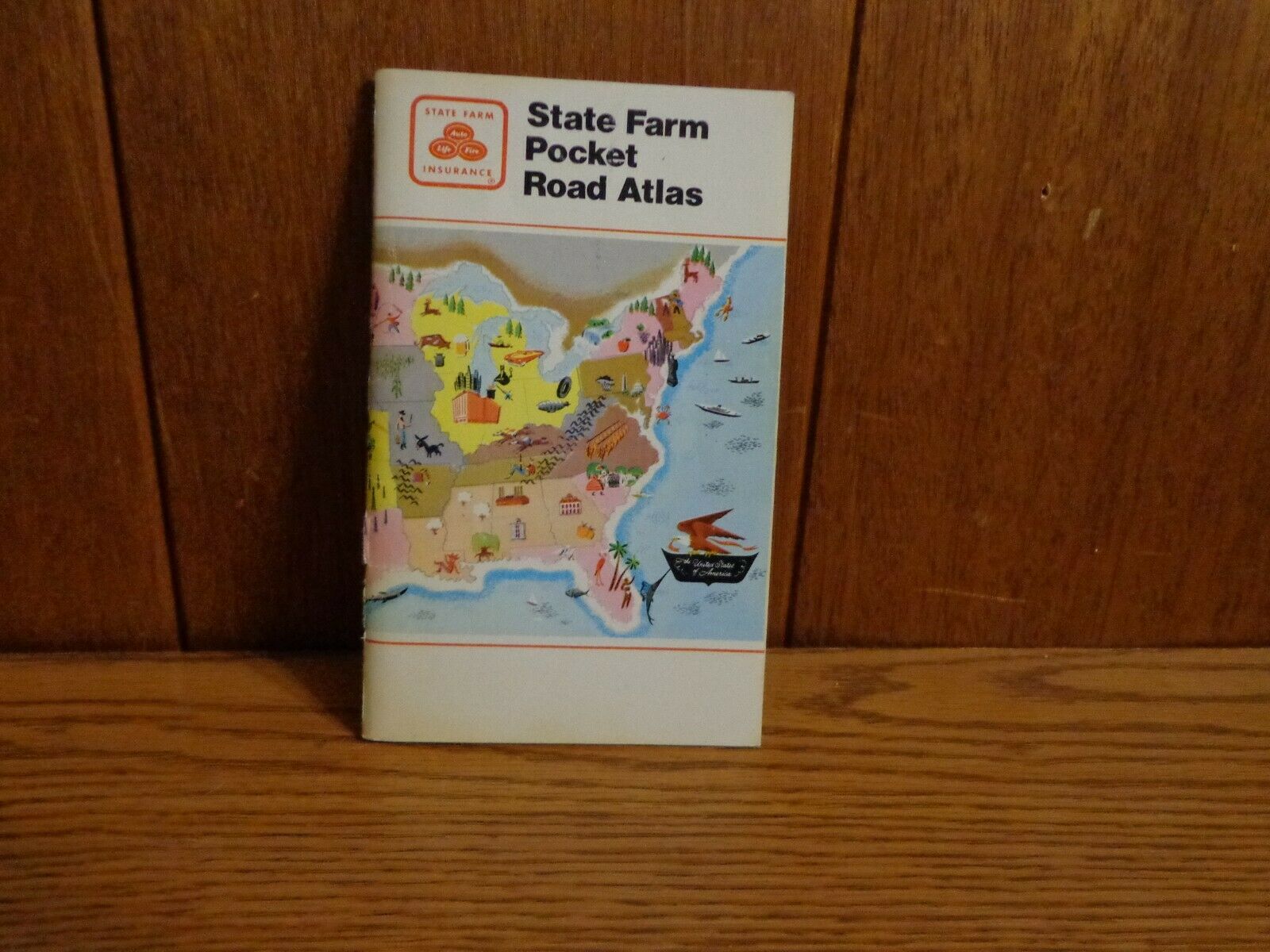 1977 State Farm Insurance Co Pocket Road Atlas