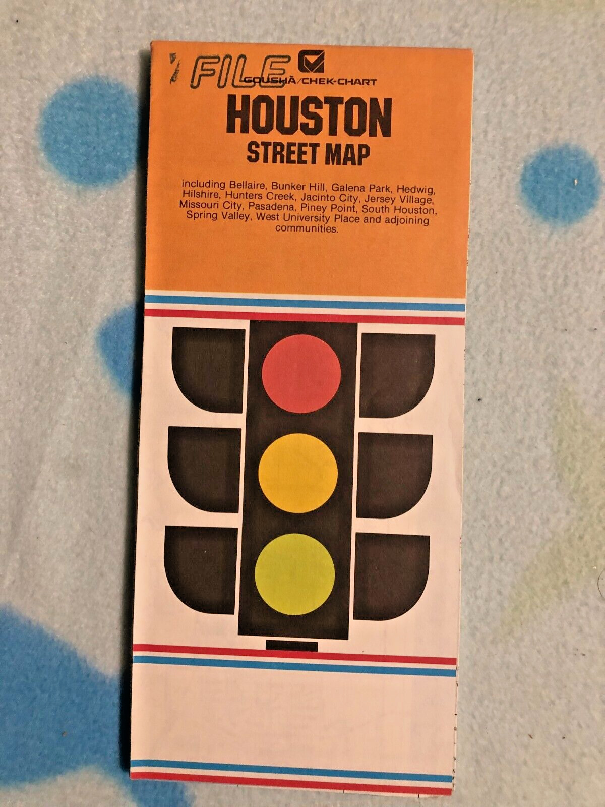 870 - Houston Street  Map - 1983 - 1985 Edition  - Gousha